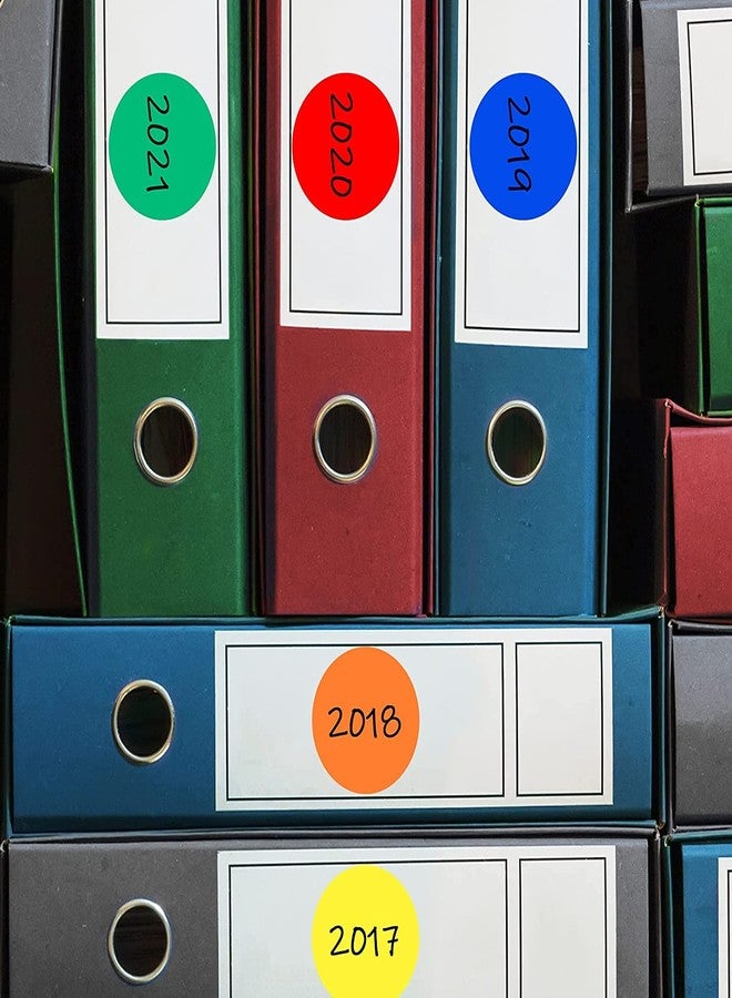 True-Ally ملصقات دائرية ذاتية اللصق من ترو-آلي، 400 قطعة، ألوان متنوعة، قطر 50 مم (2 بوصة)، سطح قابل للكتابة، مناسبة لأنشطة الأطفال، وتصنيف الملفات، ومخطط التقويم (ألوان متنوعة) (ألوان متنوعة) - Image 3